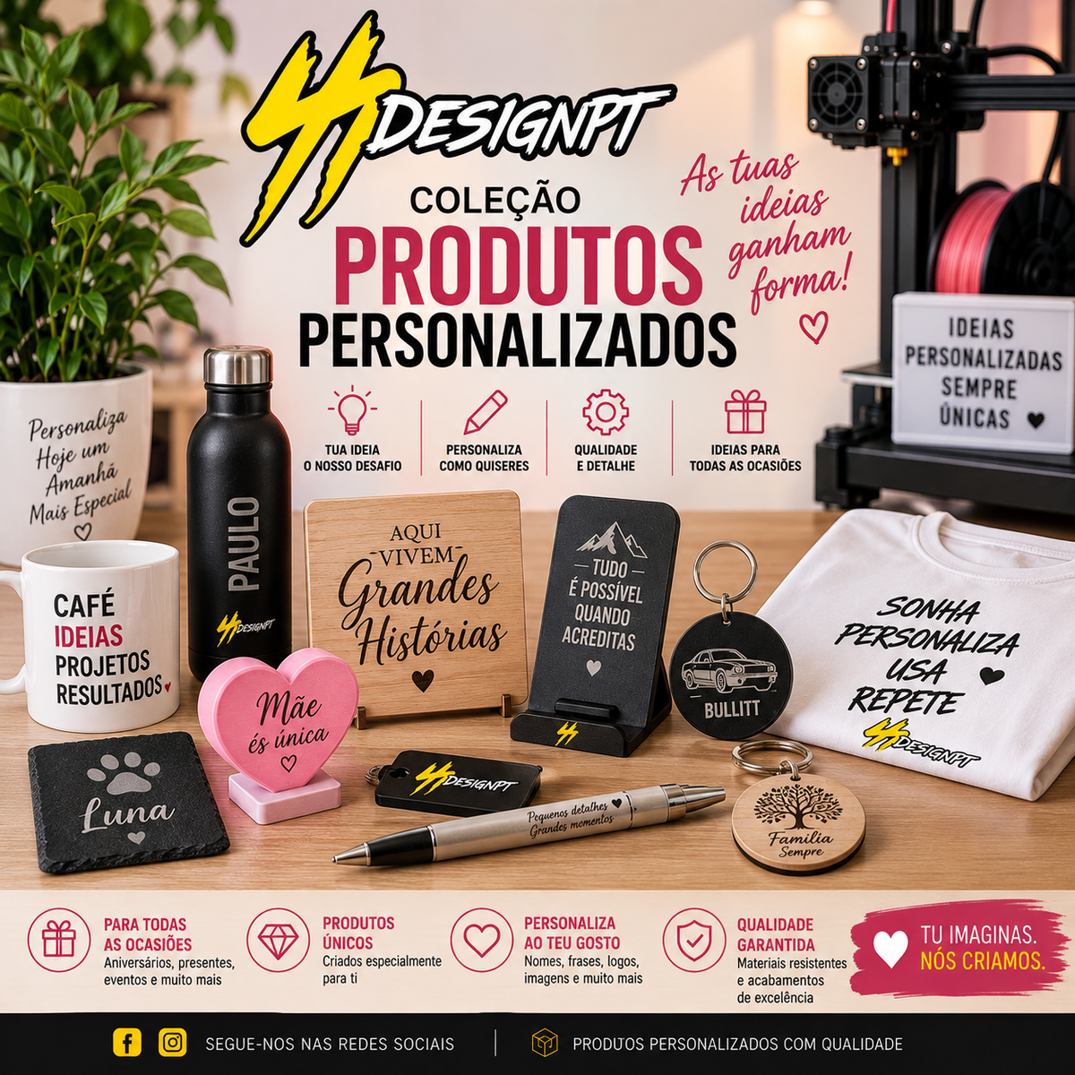 Coleção Produtos Personalizados SSDesignPT