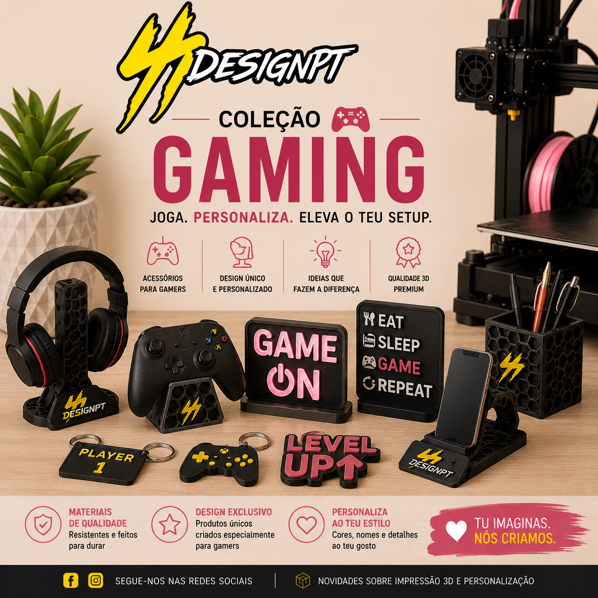 Coleção Gaming SSDesignPT