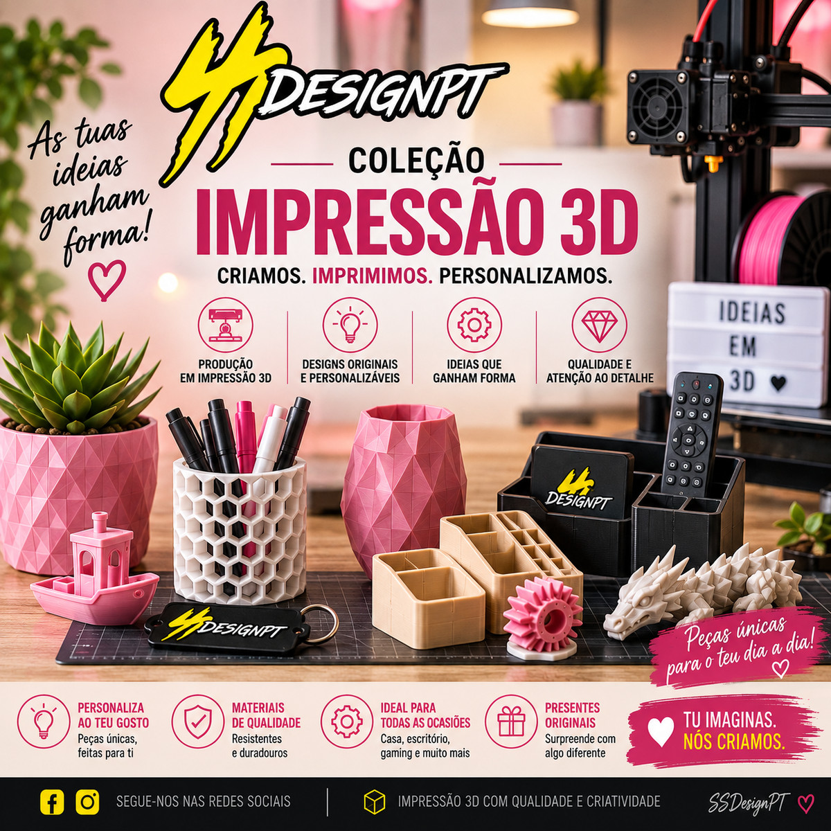 Coleção Impressão 3D SSDesignPT