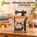 Máquina de Costura Vintage em Miniatura – Peça Decorativa em Impressão 3D – SSDesignPT